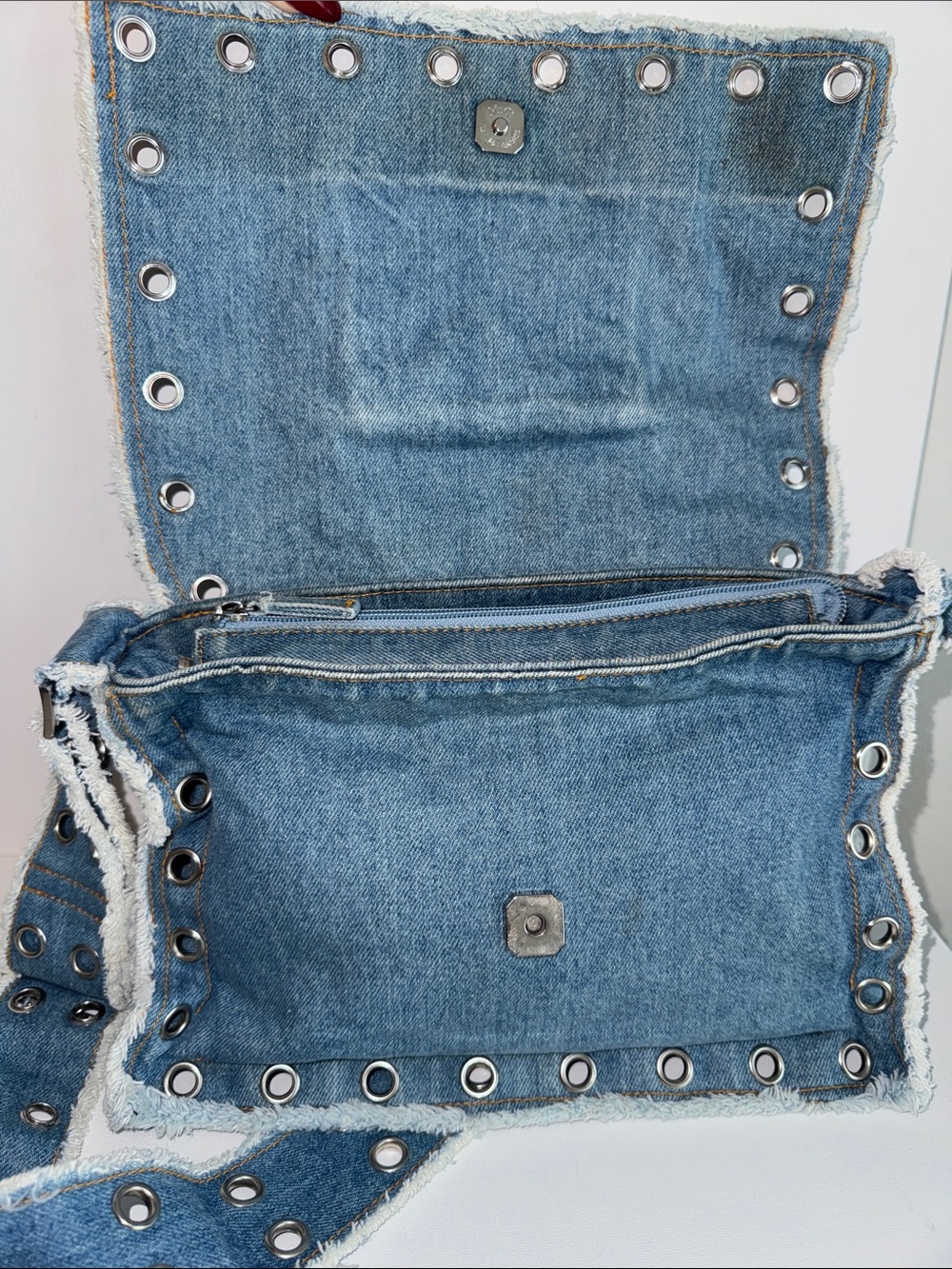 Anthropologie Denim Jacko Jeans Shoulder Bag - Picture 5 of 11